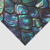 Abalone-Muschel Abstraktes Muster Seidenpapier (Ausschnitt)