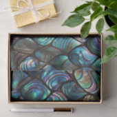 Abalone-Muschel Abstraktes Muster Seidenpapier (Geschenk)