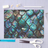 Abalone-Muschel Abstraktes Muster Seidenpapier (Handwerk)