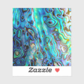 Abalone-Muschel Aufkleber (Blatt)