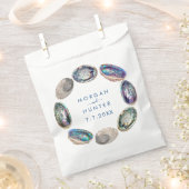 Abalone Muschel Colorful Watercolor Beach Hochzeit Geschenktütchen (Ausgeschnitten)