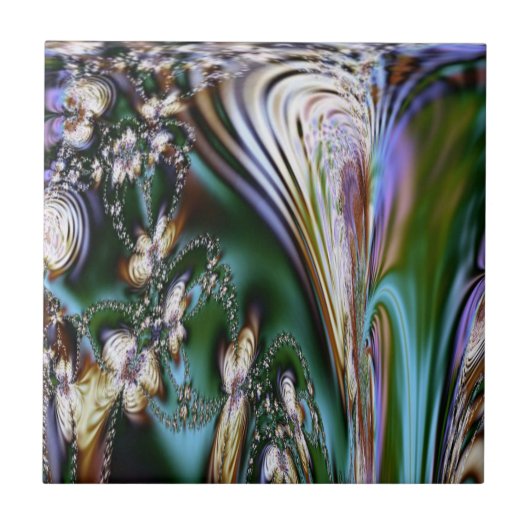 Abalone-Muschel Fliese (Vorderseite)