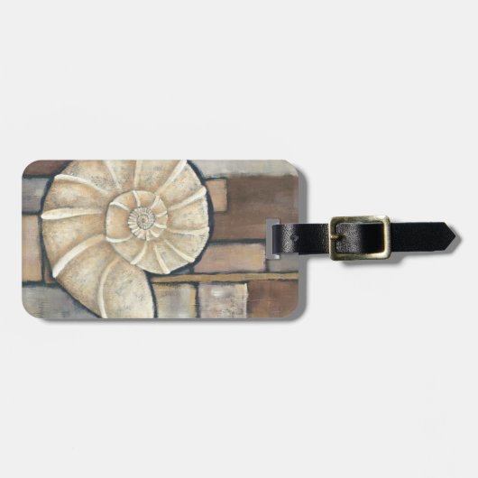 Abalone-Muschel Gepäckanhänger (Vorderseite horizontal)