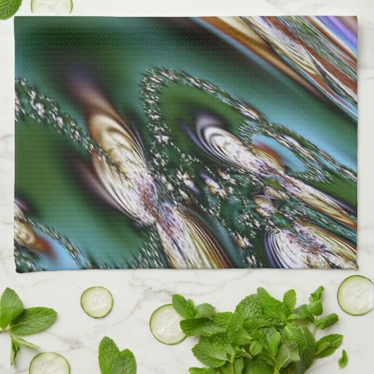 Abalone-Muschel Geschirrtuch (Gefaltet)