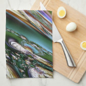 Abalone-Muschel Geschirrtuch (Viertel Falte)