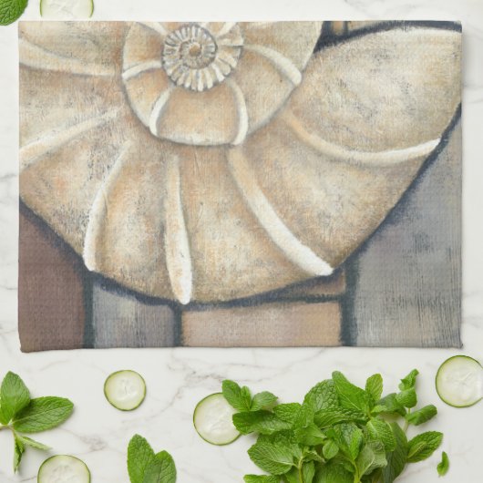 Abalone-Muschel Geschirrtuch (Gefaltet)