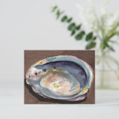 Abalone-Muschel Postkarte (Stehend Vorderseite)