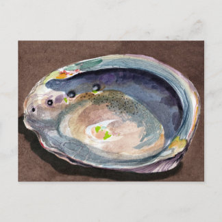 Abalone-Muschel Postkarte
