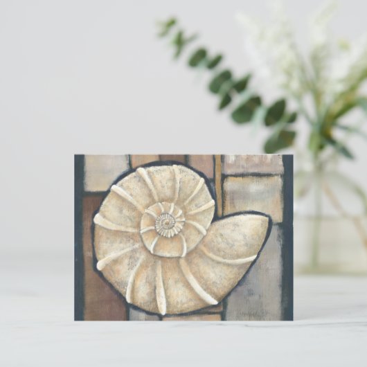 Abalone-Muschel Postkarte (Stehend Vorderseite)