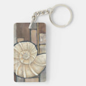Abalone-Muschel Schlüsselanhänger (Rückseite)