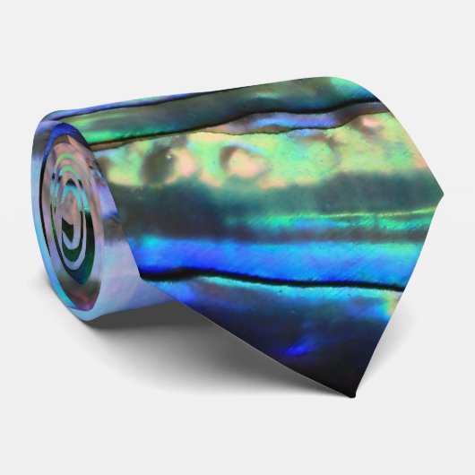 Abalone Muschel schöne pauscha Detail Krawatte (Gerollt)