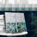 Abalone Muschel und Perle - Zellen Collage N10 Fliese<br><div class="desc">Diese wunderschöne Kachel ist Teil meiner Abalone Dream Kollektion. Benutzen Sie es allein oder in Kombination mit anderen Fliesen, um im Bad oder in der Dusche atemberaubende Optik zu schaffen - z.B. ein akzentuiertes Fliesenmosaik hinter dem Mixer oder der Badewanne oder verwenden Sie es für Handwerkskunst - einen gefliesten Tisch...</div>
