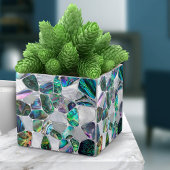 Abalone Muschel und Perle - Zellen Collage N16 Fliese