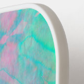 Abalone Muschel Wasserfarbene Mutter von Pearl Sto Pickleball Schläger (Linke Seite)