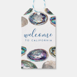 Abalone Muschel Willkommen bei der kalifornischen Geschenkanhänger