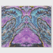 Abalone Paua Abstrakt Sea Muschel Geschenkpapier (Flach)