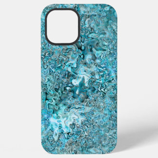 Abalone Pāua Muschel Aqua Blue iPhone 12 Pro Max Hülle
