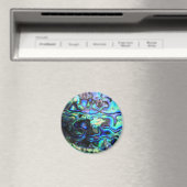 Abalone paua Muschel Magnet (In Situ (Geschirrspüler))