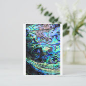Abalone paua Muschel Postkarte (Stehend Vorderseite)