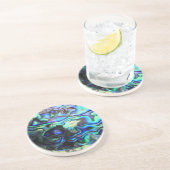 Abalone paua Muschel Untersetzer (Seite)