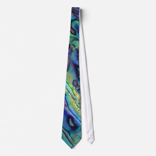 Abalone-Paua-Schale funky Krawatte (Vorderseite)