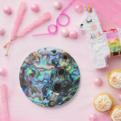 Abalone paua seashell design pappteller (Party)