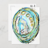 ‚Abalone‘ Postkarte (Vorne/Hinten)