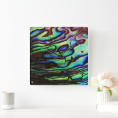 ABALONE QUADRATISCHE WANDUHR (Zuhause)