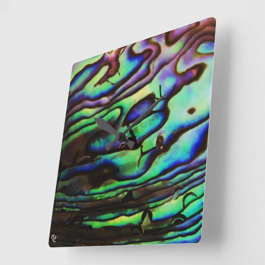 ABALONE QUADRATISCHE WANDUHR (Winkel)