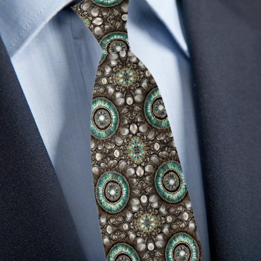Abalone Rings Krawatte