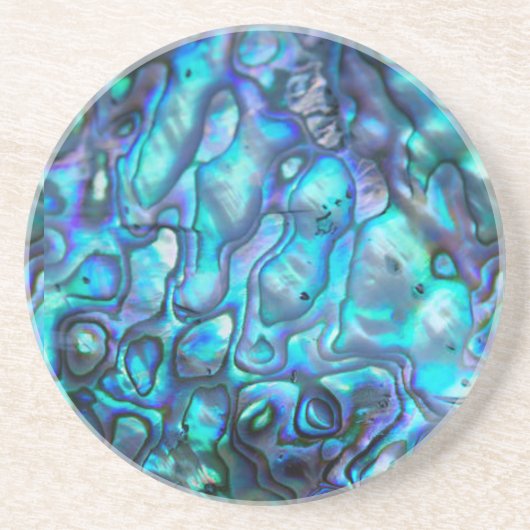 Abalone-Sandstein-Getränkeuntersetzer Getränkeuntersetzer (Vorne)