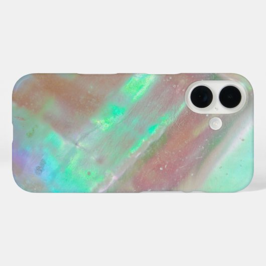 Abalone Sheel Pattern iPhone Case (Rückseite (Horizontal))