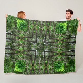 Abanaki gebürtige Waldgeist-Mandala Fleecedecke