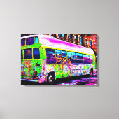 Abandable Bus Street Art Leinwanddruck (Vorderseite)