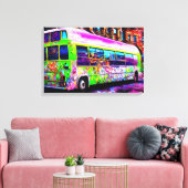 Abandable Bus Street Art Leinwanddruck (Insitu (Wohnzimmer))