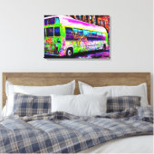 Abandable Bus Street Art Leinwanddruck (Insitu (Schlafzimmer))