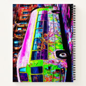 Abandable Bus Street Art Notizblock (Rückseite)