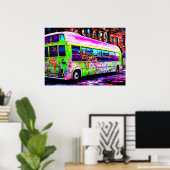 Abandable Bus Street Art Poster (Heimbüro)