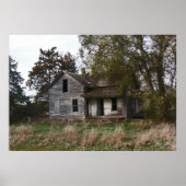 Abanded South Dakota Farm stead. Poster (Vorne)