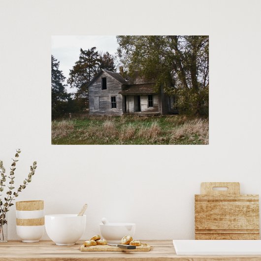 Abanded South Dakota Farm stead. Poster (Küche)