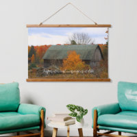 Abandon Old Rustic Barn Autumn Farm Scene