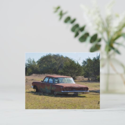 Abandoned 63 Chev. Postkarte (Stehend Vorderseite)
