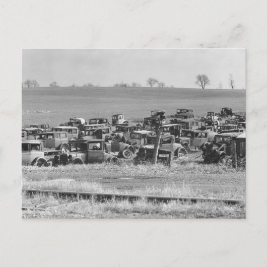 Abandoned Automobiles, 1935 Postkarte (Vorderseite)