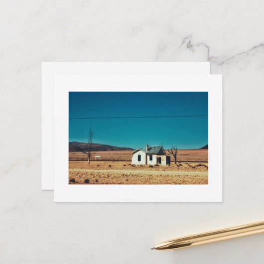 Abandoned Bahnhof in Namibia Postkarte (Vorderseite/Rückseite Beispiel)