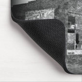 Abandoned Bauern Business in Black and White Mousepad (Ecke)