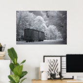 Abandoned Box Car Poster (Heimbüro)