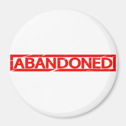 Abandoned Briefmarke Magnet (Vorne)