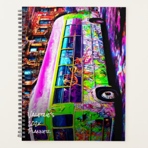 Abandoned Bus Street Art Plane Planer