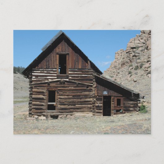 Abandoned Cabin Postkarte (Vorderseite)