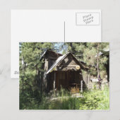 Abandoned Cabin the Woods Postkarte (Vorne/Hinten)